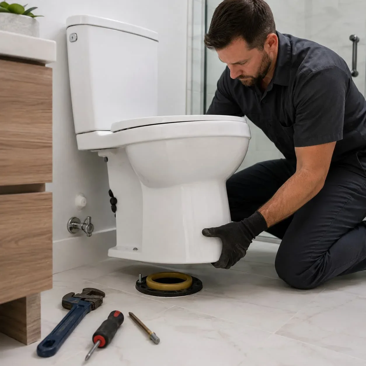 Remplacement de toilette Pierrefonds-Roxboro