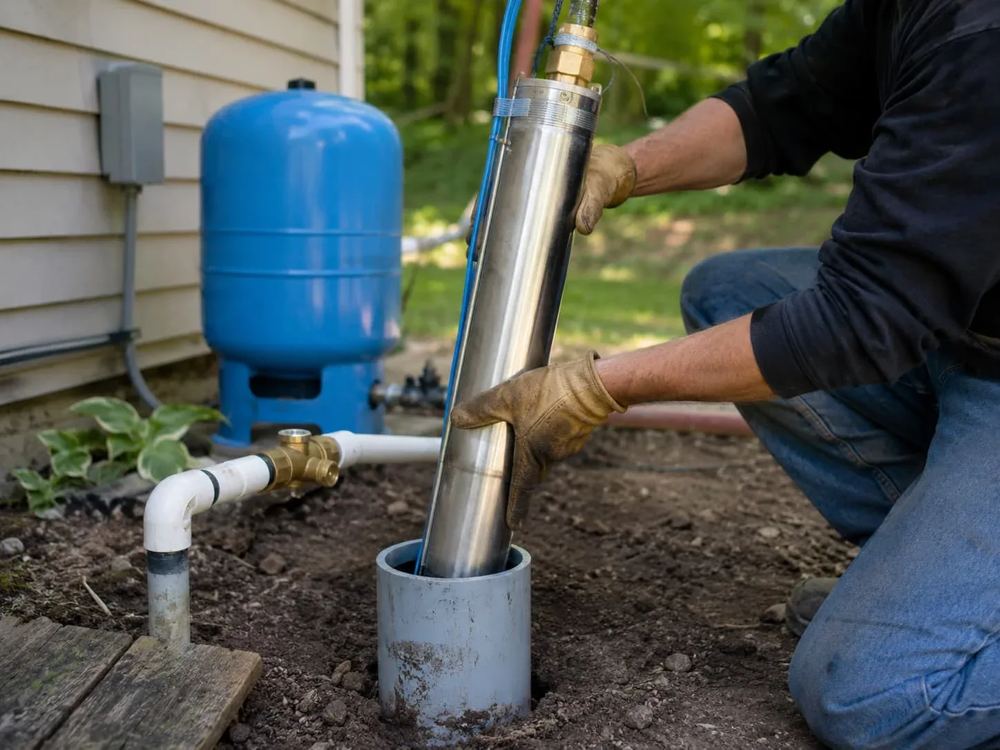Remplacement pompe immergée Pierrefonds-Roxboro